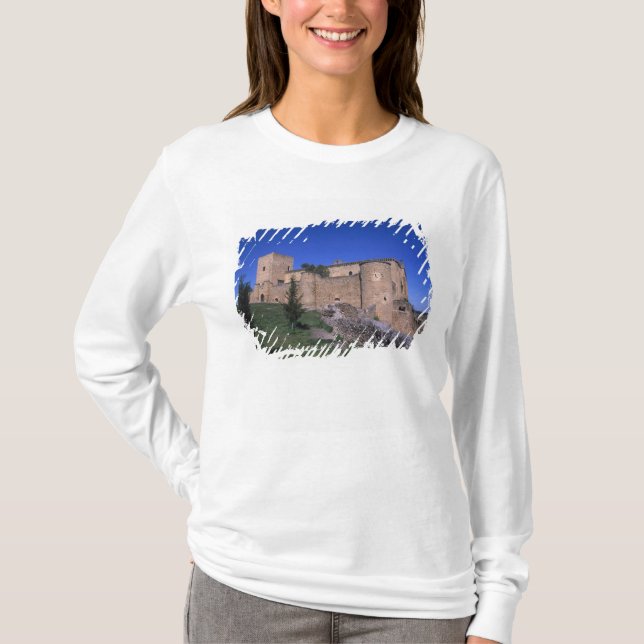 T-shirt Château Pedraza, Castille-et-León, Espagne (Devant)