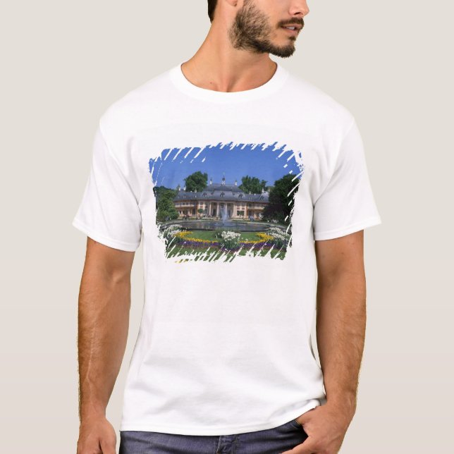 T-shirt Château Pillnitz, Dresde, Saxe, Allemagne (Devant)