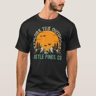 T-shirt Château Pines Colorado Explorez Le Plein Air