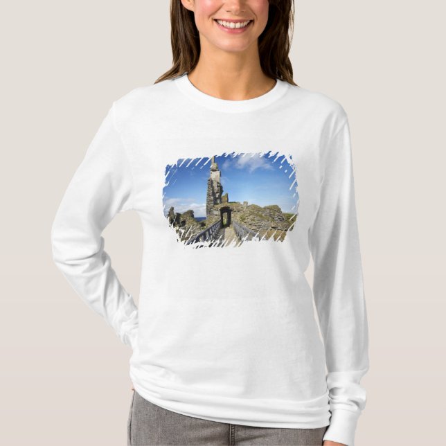T-shirt Château Sinclair Girnigoe, Wick, Caithness, 2 (Devant)