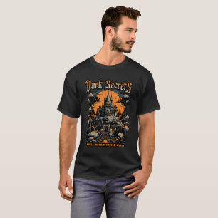 T-shirt Château sombre Halloween Fantastique gothique