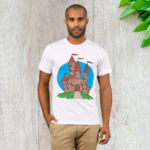 T-shirt Château Sur Une Colline