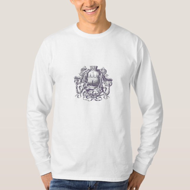 T-shirt Château vintage (Devant)