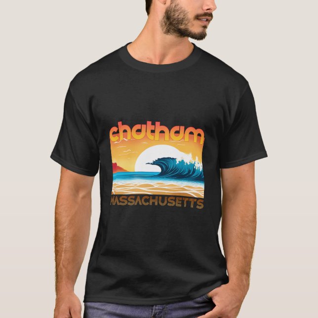 T-shirt Chatham Retro Vêtements souvenir Vintage - Chatham (Devant)