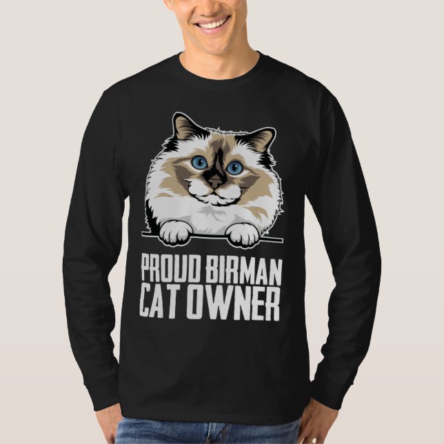 T-shirt chaton birman  maman birman  papa birman  5 (Devant)