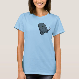T-shirt Chaton bleu russe