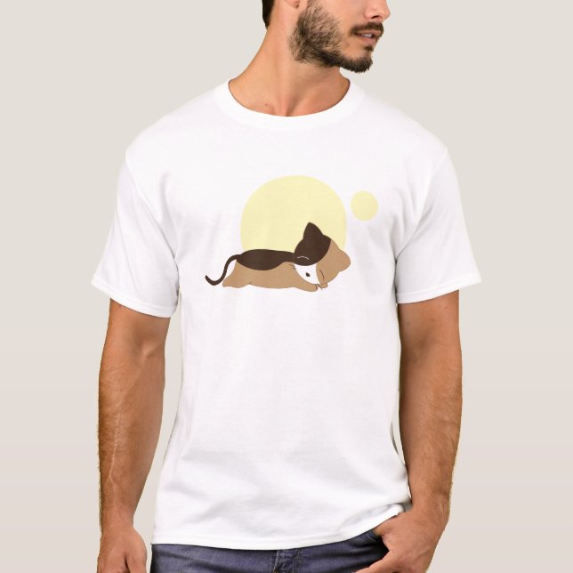 T-shirt Chaton couchant (Devant)
