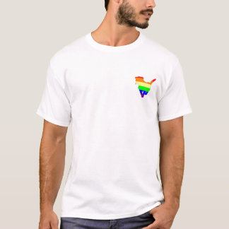 T-shirt Chaton d'arc-en-ciel