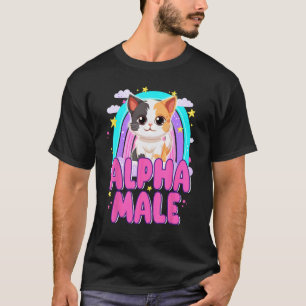 T-shirt Chaton de chat mâle alpha drôle pour hommes femmes
