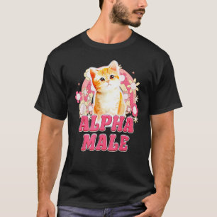 T-shirt Chaton de chat mâle alpha drôle pour hommes femmes