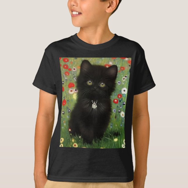 T-shirt Chaton de Gustav Klimt (Devant)