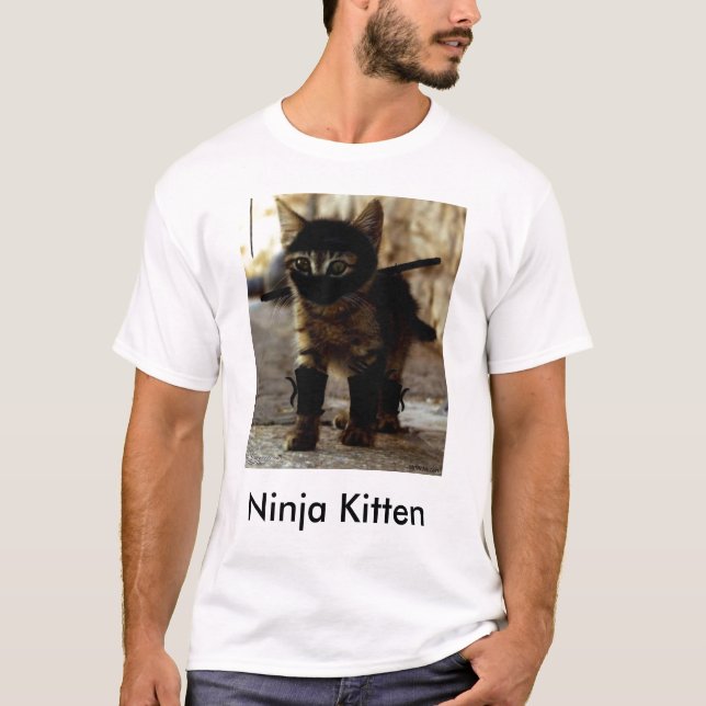 T-shirt Chaton de Ninja (Devant)