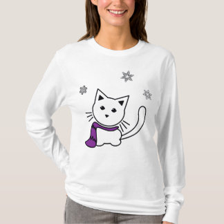T-shirt Chaton d'hiver