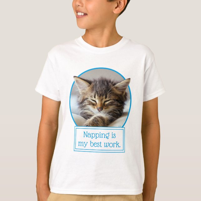 T-shirt Chaton dormant (Devant)