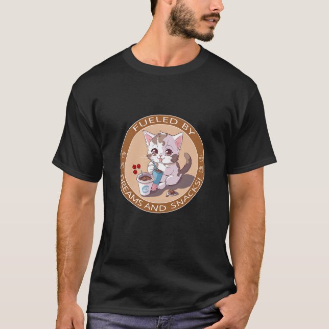 T-shirt chaton drôle (Devant)