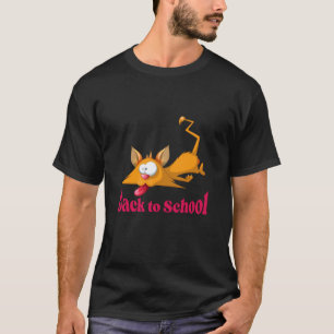 T-shirt Chaton Épuisé Drôle Humour Sarcastique Retour à