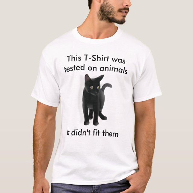 T-shirt Chaton examinant aussi (Devant)