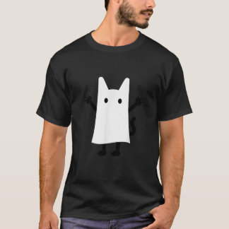 T-shirt Chaton fantôme d'Halloween