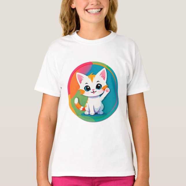T-shirt Chaton joueur (Devant)