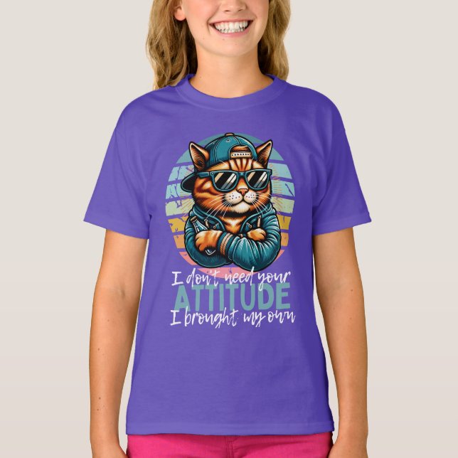 T-shirt Chaton joueur  (Devant)