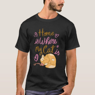T-shirt Chaton Maison Chat Maison Location Propriétaire de