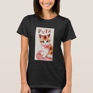T-shirt Chaton mâle alpha drôle Puta Chaton