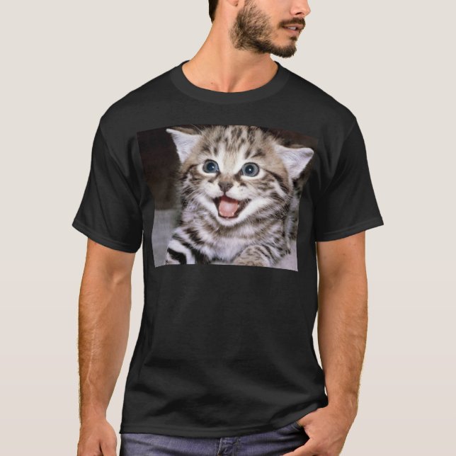 T-shirt Chaton mignon (Devant)