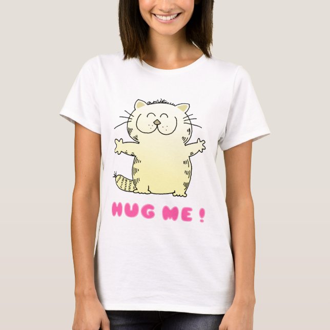 T-shirt Chaton mignon (Devant)