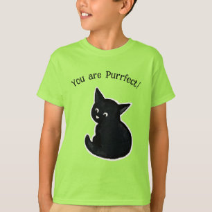 T-shirt chaton noir parfait