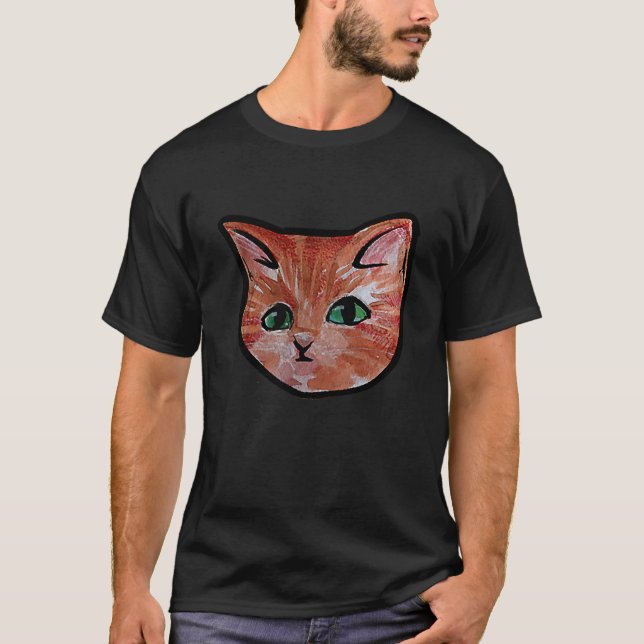 T-shirt Chaton orange (Devant)