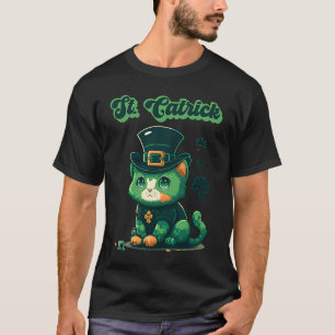 T-shirt Chaton St Catrick Fête de la Saint-Patrick Chats C