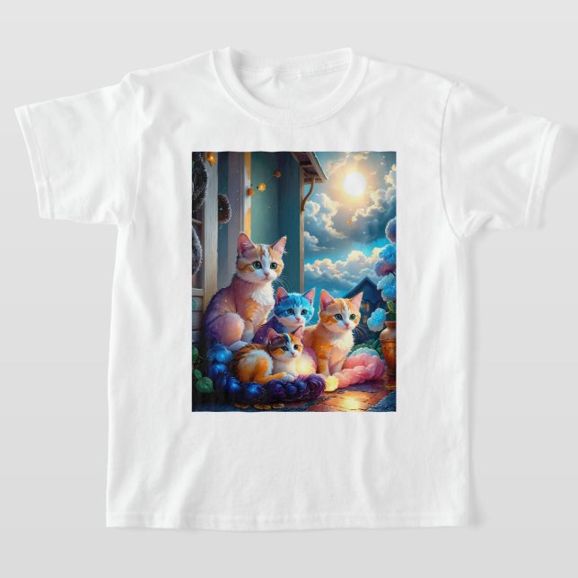 T-shirt Chatons Adorables (Poser)