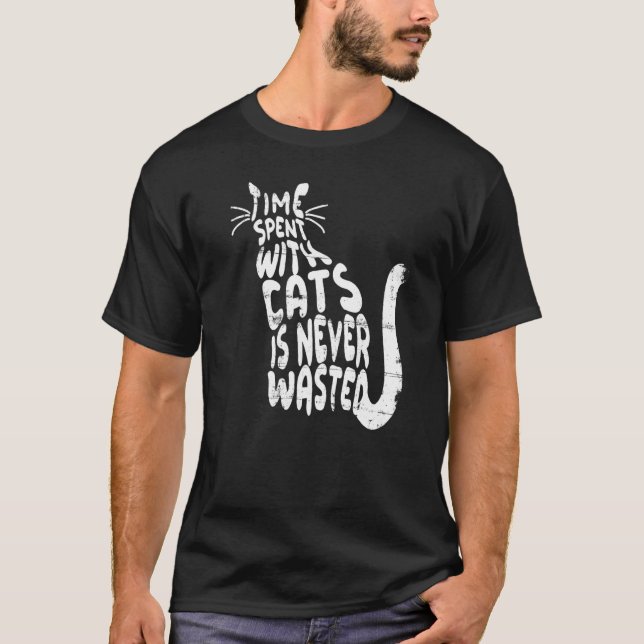 T-shirt Chatons Chats  Propriétaire Kitty Ronce Ronron Typ (Devant)