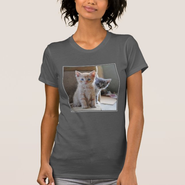 T-shirt Chatons curieux (Devant)