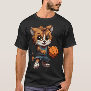 T-shirt Chatons de basket
