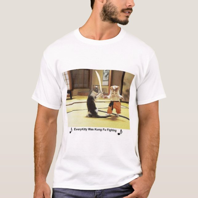 T-shirt Chatons de Kung Fu (Devant)