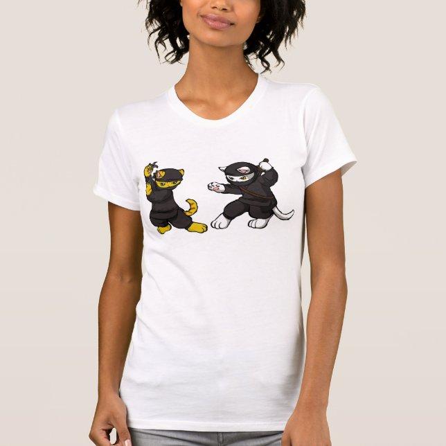 T-shirt Chatons de Ninja (Devant)