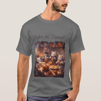 T-shirt Chatons en costume préparent des friandises d'Hall