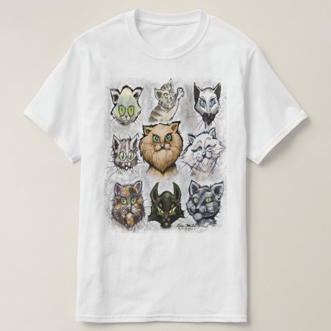 T-shirt Chats (Design devant)
