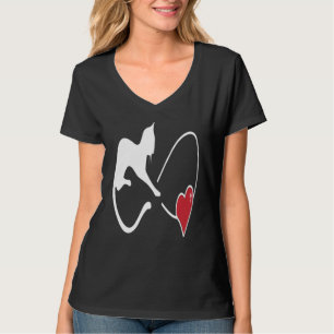 T-shirt Chats Aime T Chemise Gif Drôle Pour Les Amoureux d