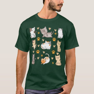 T-shirt Chats Amoureux des chats Chat Propriétaire Beaucou