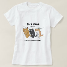 Chats amusants C'est bon Je vais bien Tout va bien