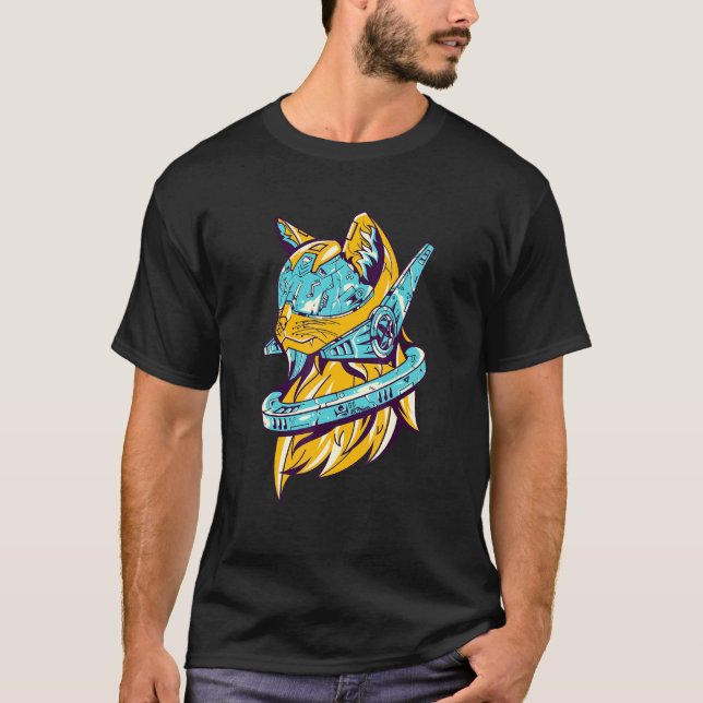T-shirt Chats Astronautes Chat Espace (Devant)