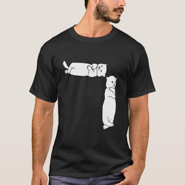 T-shirt Chats attendant des excuses (Devant)