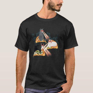 T-shirt Chats avec les yeux laser I Chat Kitten Laser Spac
