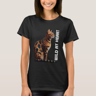 T-shirt Chats Bengal SANGSUAUVAGES Amoureux des Chats Beng