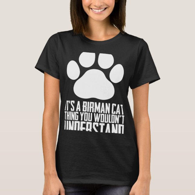 T-shirt Chats Birman Birman Kitten 1 (Devant)