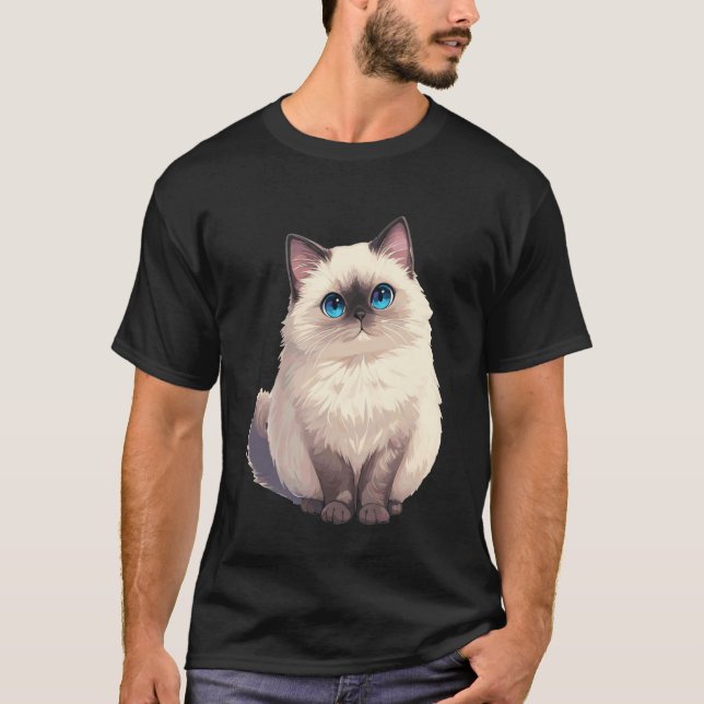 T-shirt Chats Birmans Chat Birman (Devant)