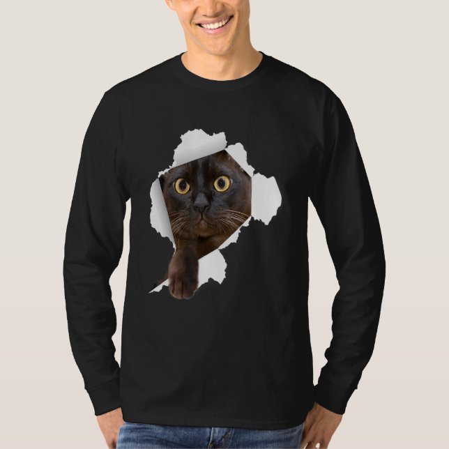 T-shirt Chats birmans Torn Cloth Kitten (Devant)