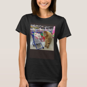 T-shirt Chats bizarres Ridicules faisant le shopping Stran